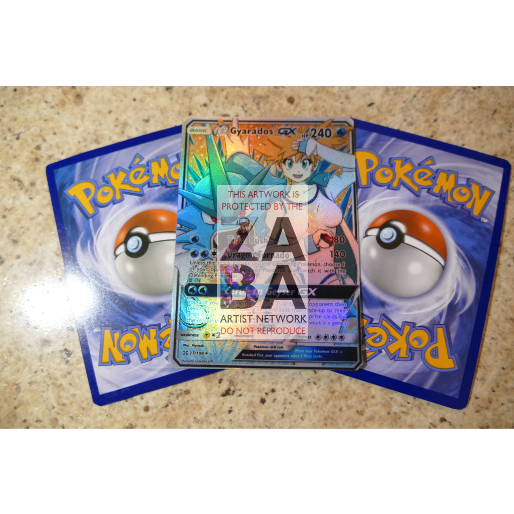 Misty's Gyarados Custom Pokemon Card - ZabaTV