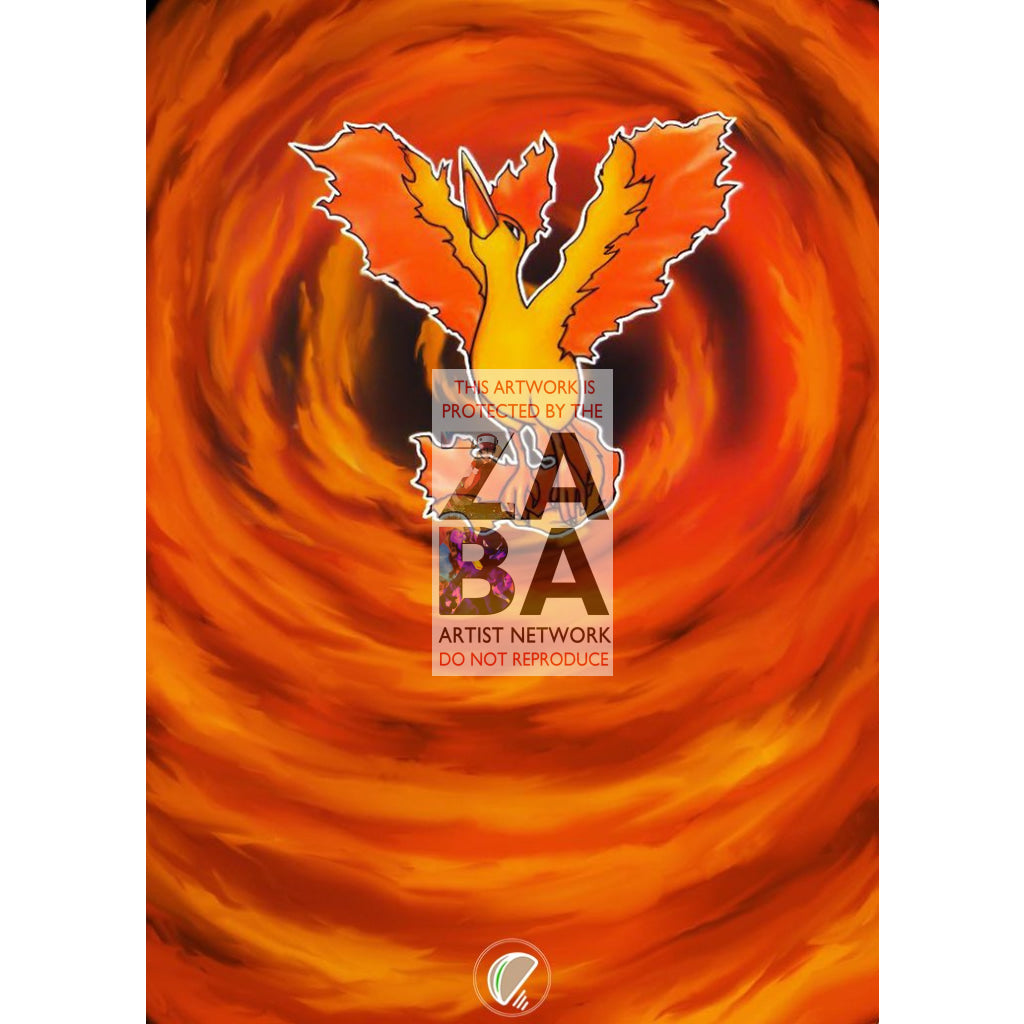 Moltres 12/62 Fossil Extended Art Custom Pokemon Card - ZabaTV