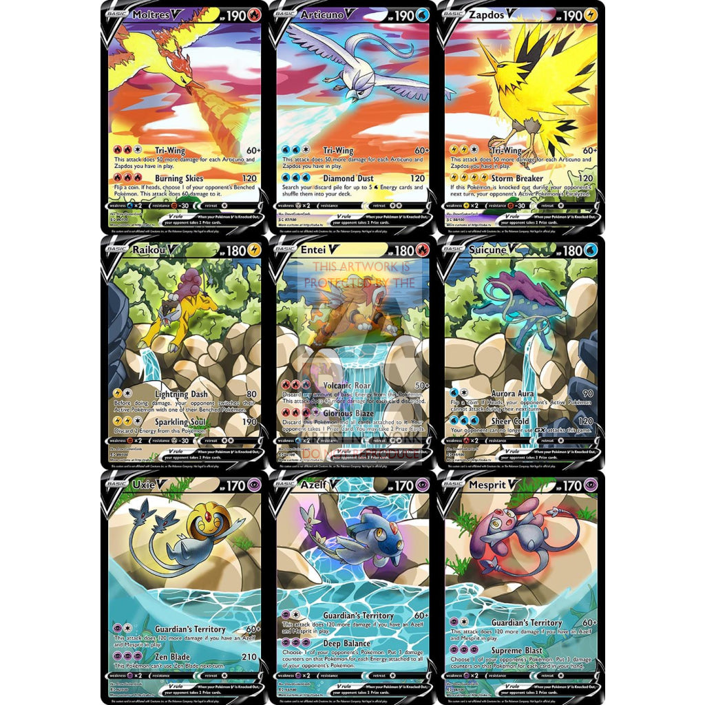 Moltres V Custom Pokemon Card - ZabaTV