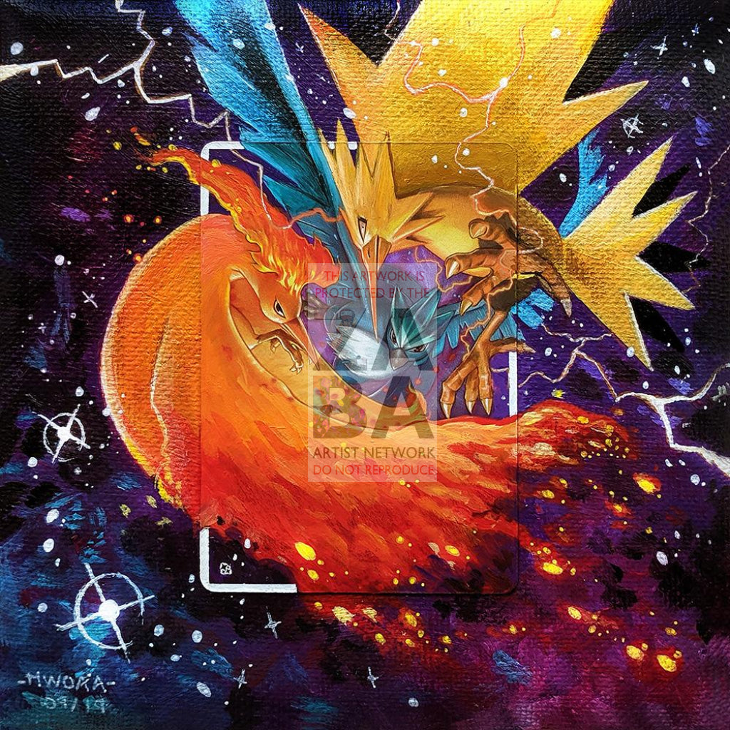 Pokemon Empoleon V and Moltres&Zapdos&Articuno factory GX