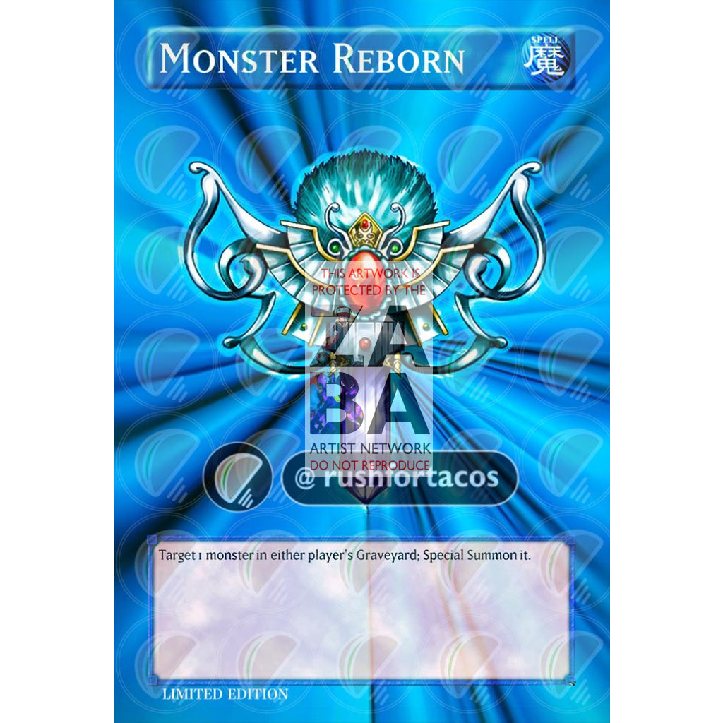 Monster Reborn Full Art ORICA - Custom Yu-Gi-Oh! Card - ZabaTV