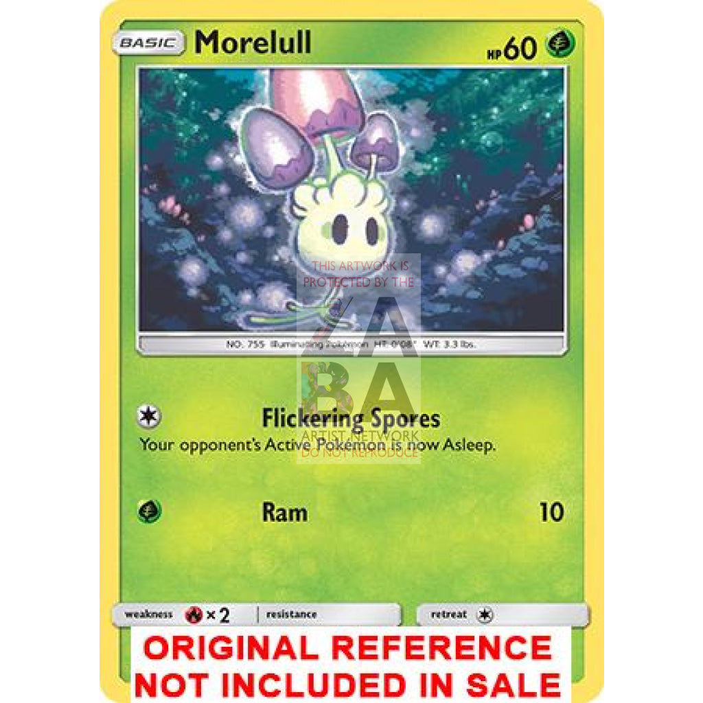 Morelull 16/149 Sun & Moon Extended Art Custom Pokemon Card
