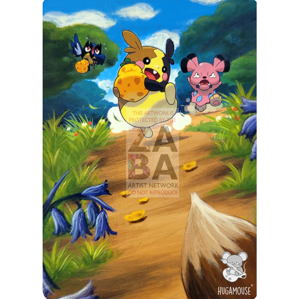 Morpeko 036/072 Shining Fates Extended Art Custom Pokemon Card - ZabaTV