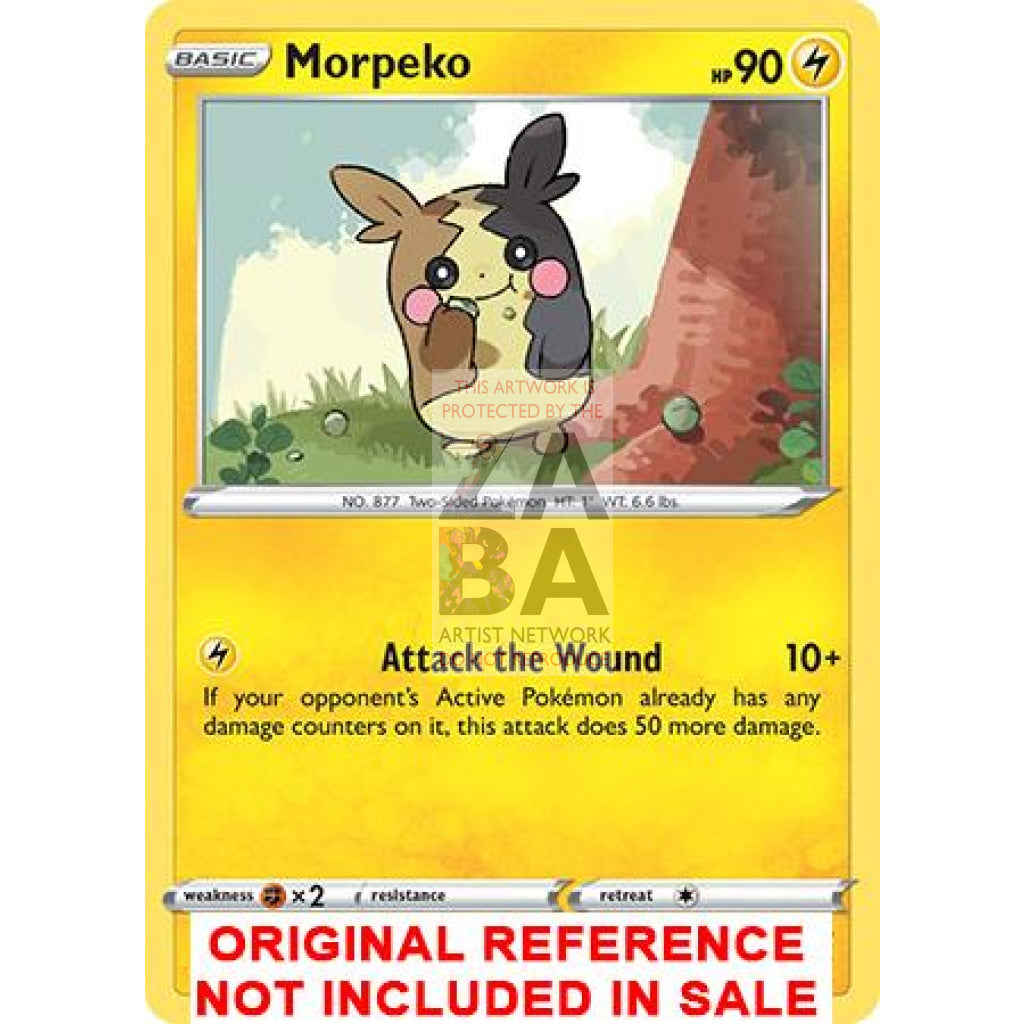 Morpeko 078/202 Sword & Shield Extended Art Custom Pokemon Card