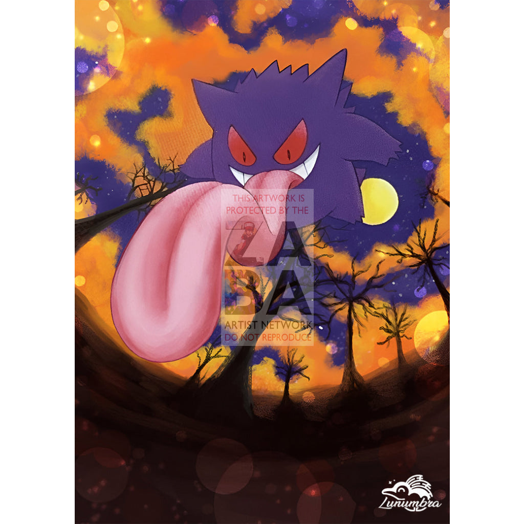 Morty's Gengar 021/141 VS Series Extended Art Custom Pokemon Card - ZabaTV