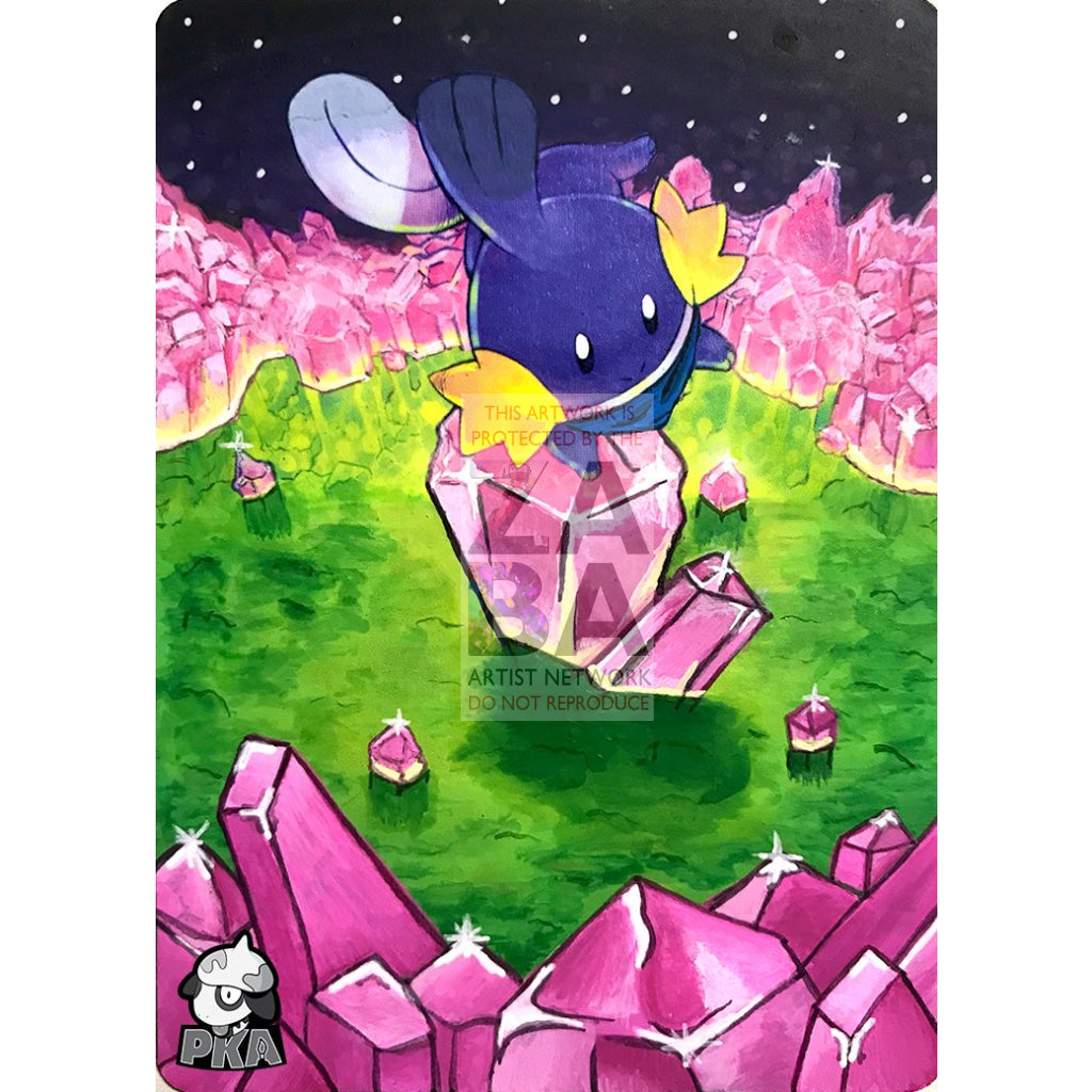 Mudkip 58/100 Crystal Guardians Extended Art Custom Pokemon Card - ZabaTV
