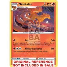 Ninetales 025/192 Rebel Clash Extended Art Custom Pokemon Card
