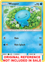 Wooper 25/70 Dragon Majesty Extended Art Custom Pokemon Card
