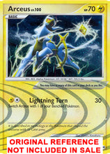 Arceus AR6 Platinum Arceus Extended Art Custom Pokemon Card