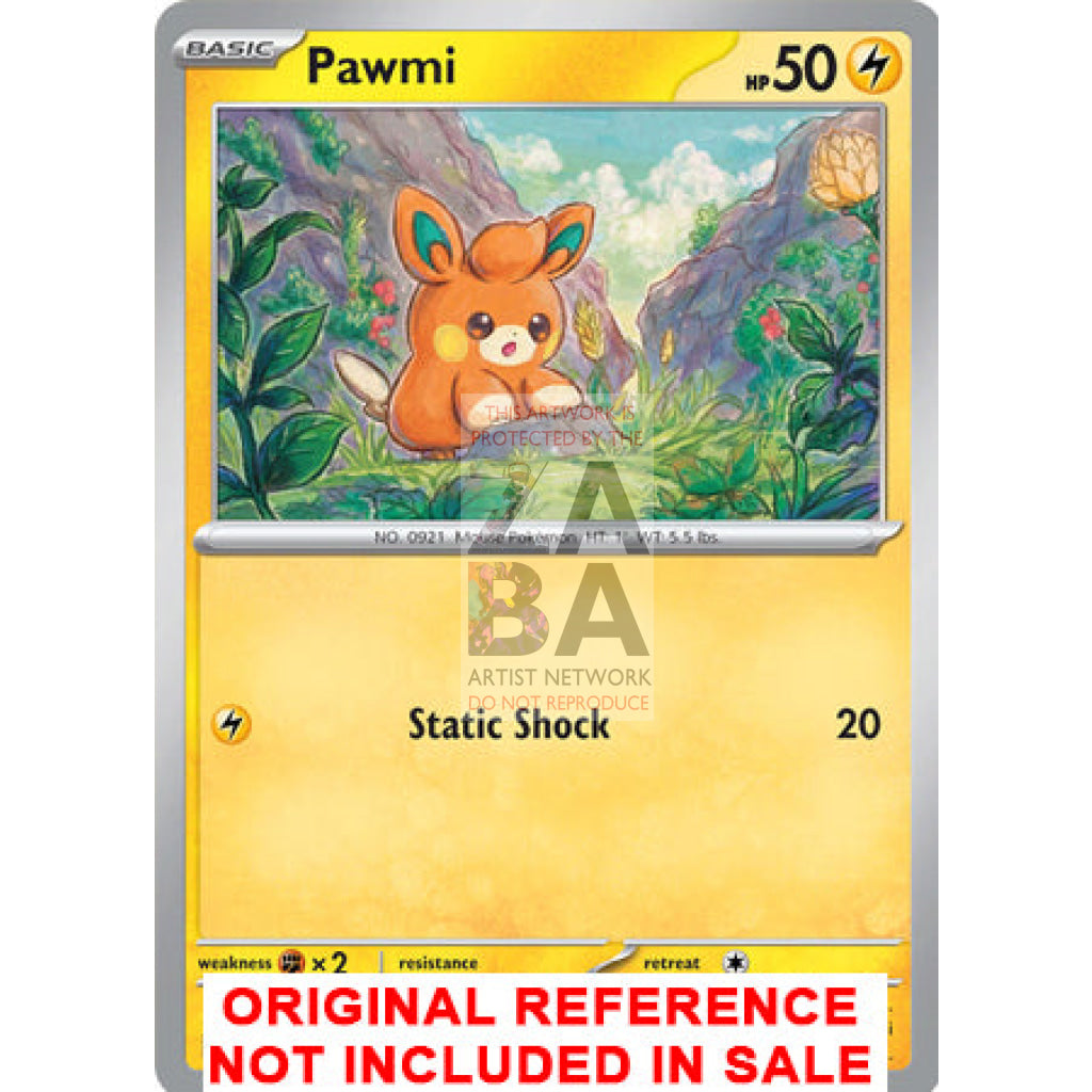 Pawmi 074/193 Paldea Evolved Extended Art Custom Pokemon Card