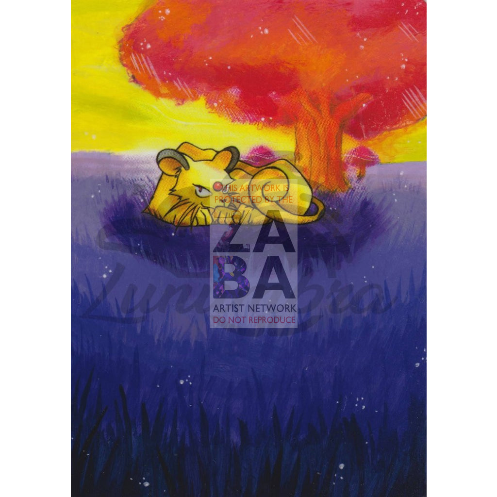 Persian 42/64 Jungle Set Extended Art Custom Pokemon Card - ZabaTV