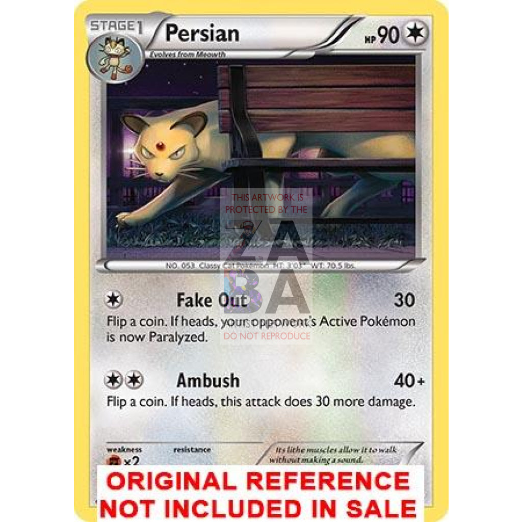 Persian 54/83 Generations Extended Art Custom Pokemon Card - ZabaTV