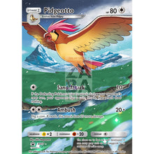 Pidgeotto 76/106 Flashfire Extended Art Custom Pokemon Card Silver Foil / Text