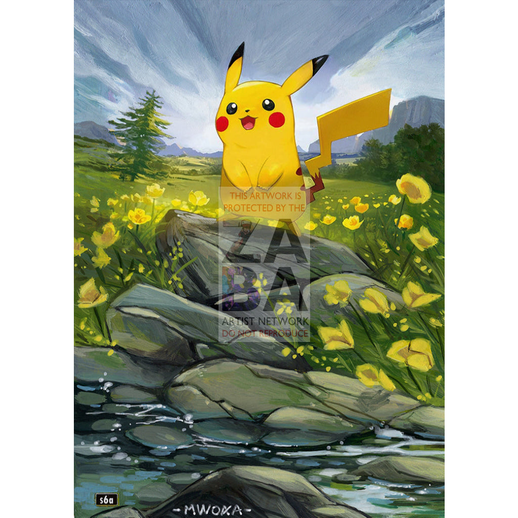 Pikachu 7/15 Mcdonald's Collection 2022 Extended Art Custom Pokemon Card - ZabaTV