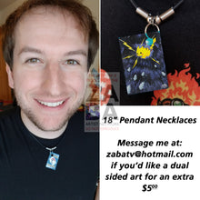 Pikachu 70/111 Neo Genesis Extended Art Custom Pokemon Card 18 Necklace (Pic For Reference)