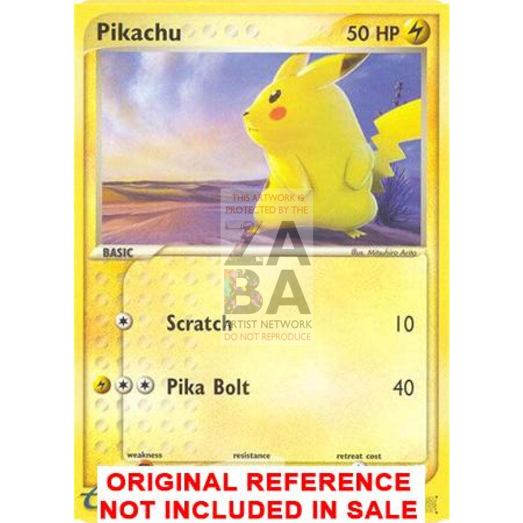 Pikachu 72/100 Sandstorm Extended Art Custom Pokemon Card - ZabaTV