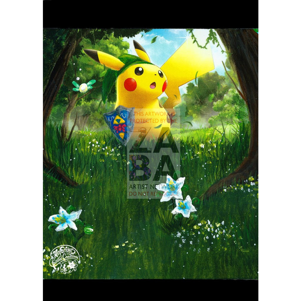 Pikachu & Honedge on Switch FOUR CARD Extended Art Custom Pokemon Card Scene - ZabaTV