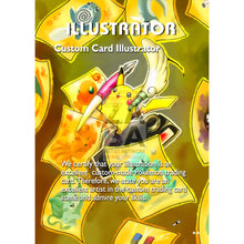 Pikachu Illustrator Card Extended Art Custom Pokemon English (Custom Artist)