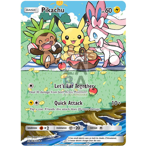 Pikachu Xy95 Promo Card Extended Art Custom Pokemon