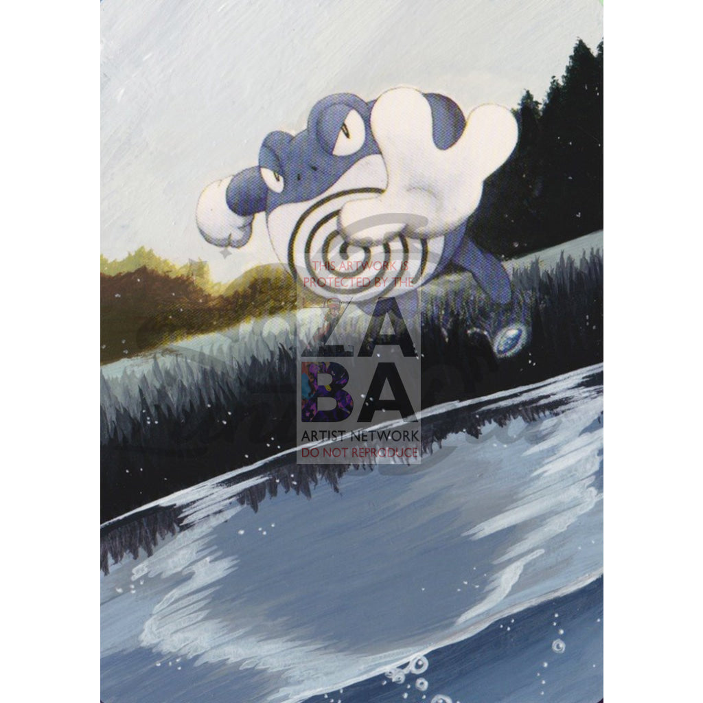 Poliwrath 21/96 HS Unleashed Extended Art Custom Pokemon Card - ZabaTV