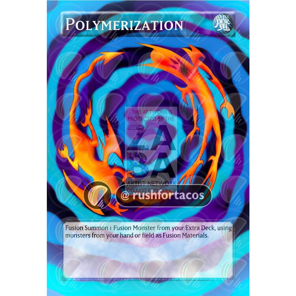 Polymerization Full Art ORICA - Custom Yu-Gi-Oh! Card - ZabaTV