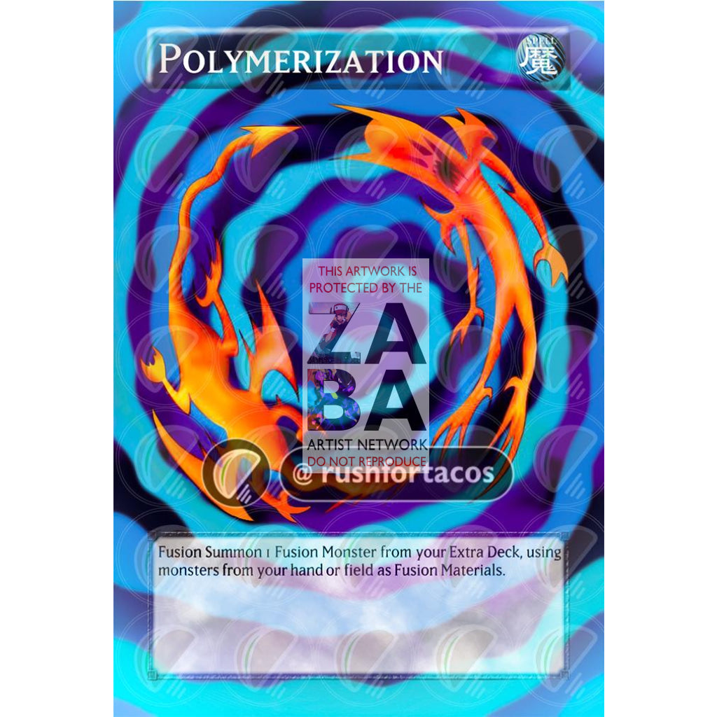 Polymerization Full Art ORICA - Custom Yu-Gi-Oh! Card - ZabaTV