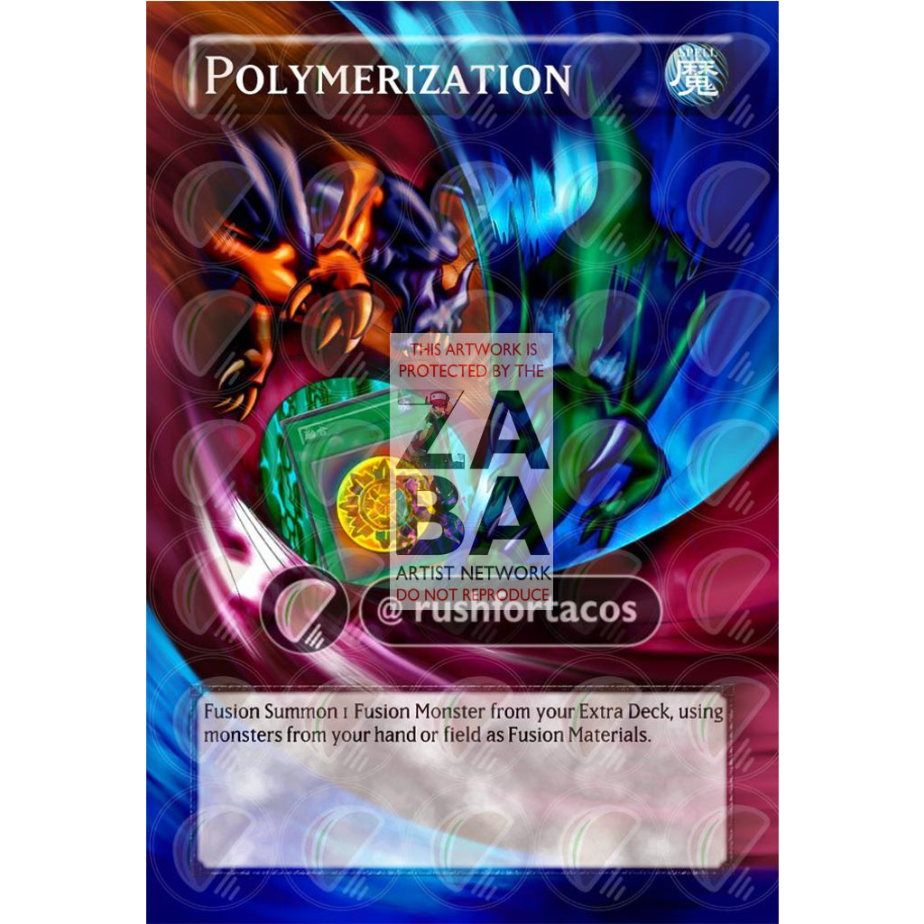 Polymerization v2 Full Art ORICA - Custom Yu-Gi-Oh! Card - ZabaTV