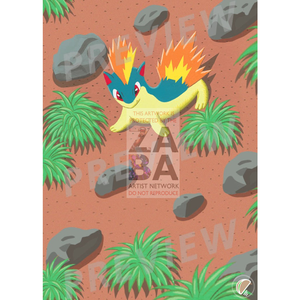 Quilava 41/214 Lost Thunder Extended Art Custom Pokemon Card - ZabaTV
