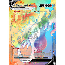 Rainbow Rare Charizard V - Union (All 4 Parts Or Together) Custom Pokemon Card Single / Silver Foil