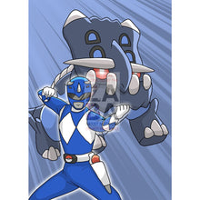 Ranger & Bastiodon V Custom Pokemon Card Silver Foil / Textless