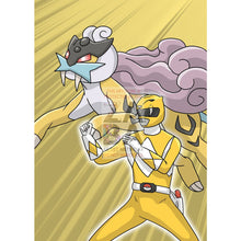 Ranger & Raikou V Custom Pokemon Card Silver Foil / Textless