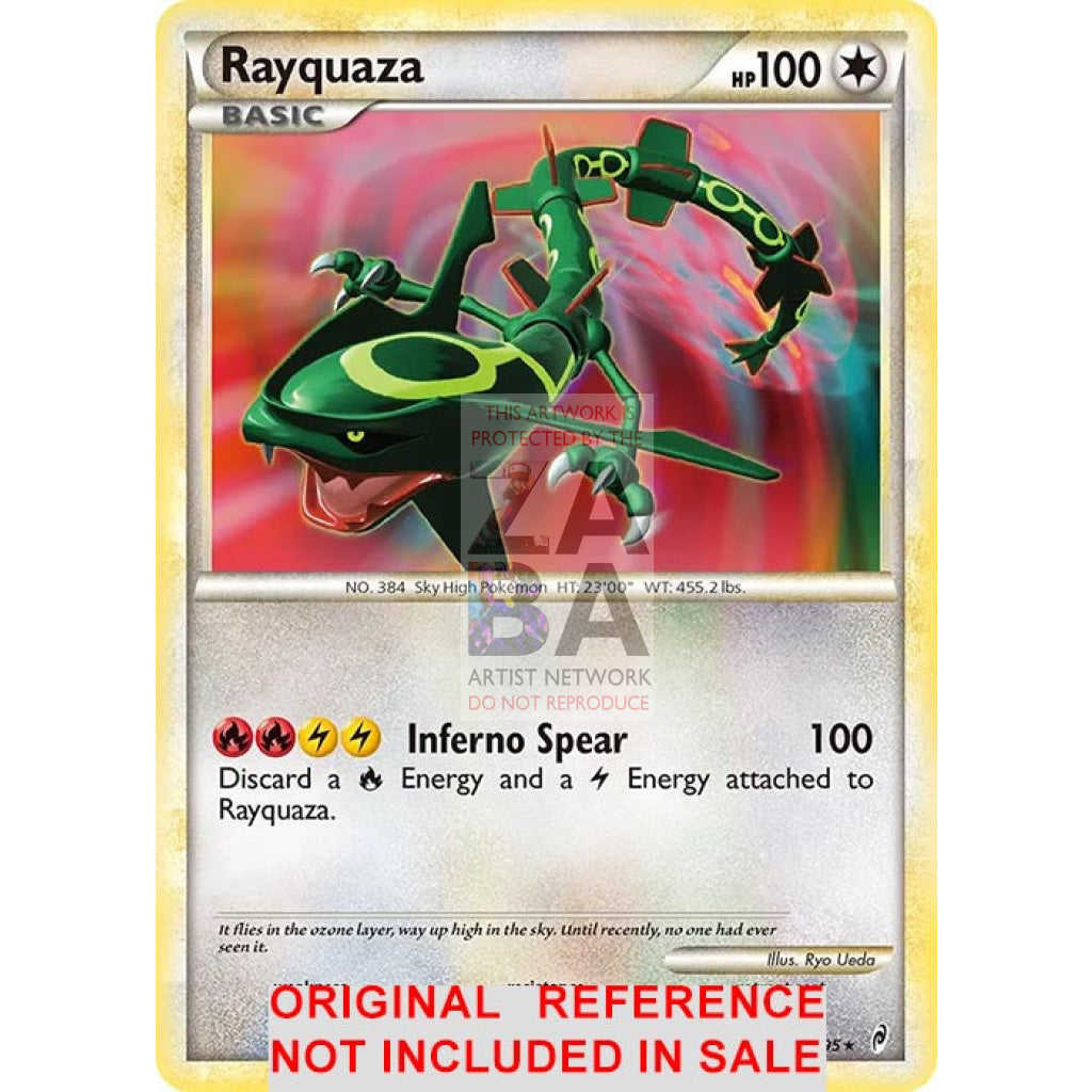 Rayquaza 20/95 Call Of Legends Extended Art Custom Pokemon Card