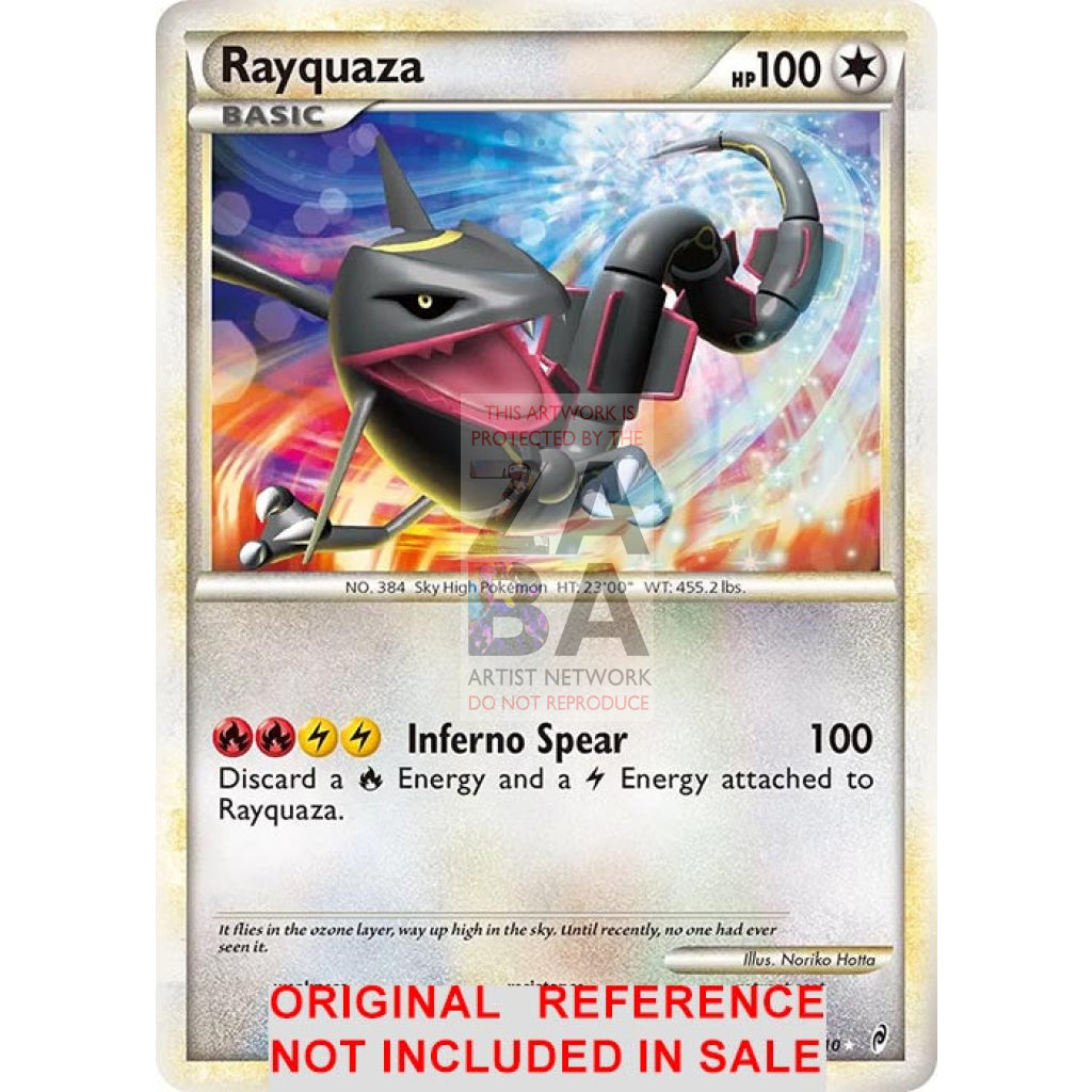 Rayquaza SL10 Call of Legends Extended Art Custom Pokemon Card - ZabaTV