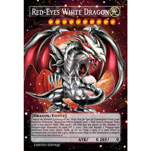Red-Eyes White Dragon Full Art Orica - Custom Yu-Gi-Oh! Card