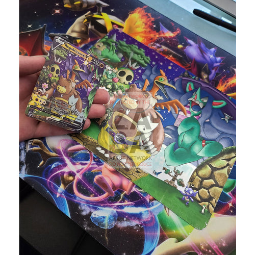 Ringo & Crazooie 10X7.5 Holographic Poster + Custom Card Gift Set Pokemon