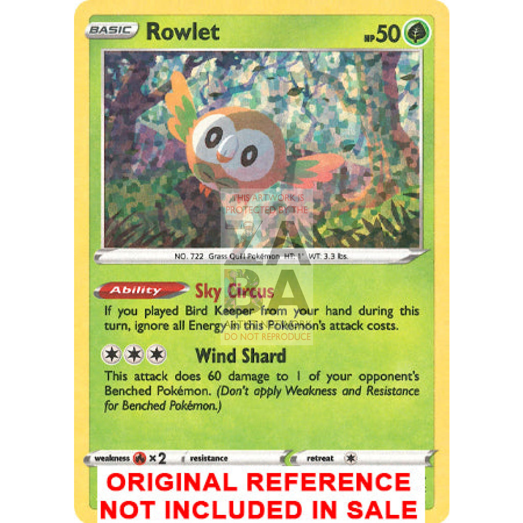 Rowlet 2/15 McDonald's Collection 2022 Extended Art Custom Pokemon Card - ZabaTV