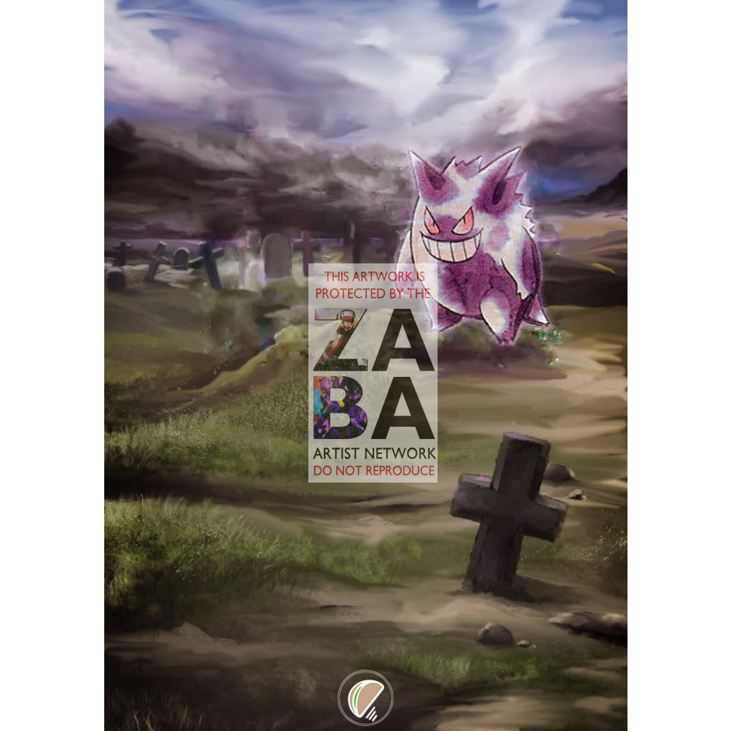 Sabrina's Gengar 14/132 Gym Heroes Extended Art Custom Pokemon Card - ZabaTV