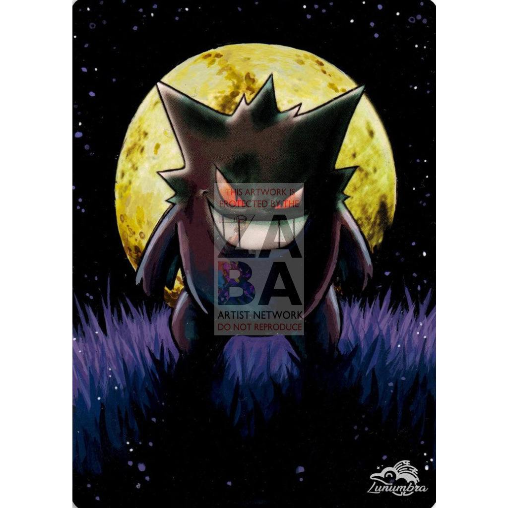 Sabrina's Gengar 29/132 Gym Challenge Extended Art Custom Pokemon Card - ZabaTV