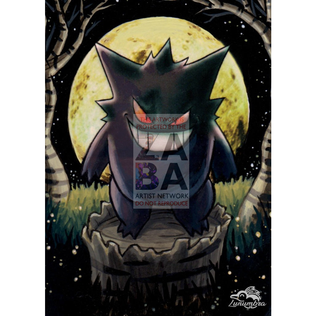 Sabrina's Gengar 29/132 Gym Challenge Extended Art Custom Pokemon Card - ZabaTV