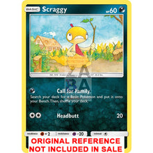 Scraggy 50/73 Shining Legends Extended Art Custom Pokemon Card