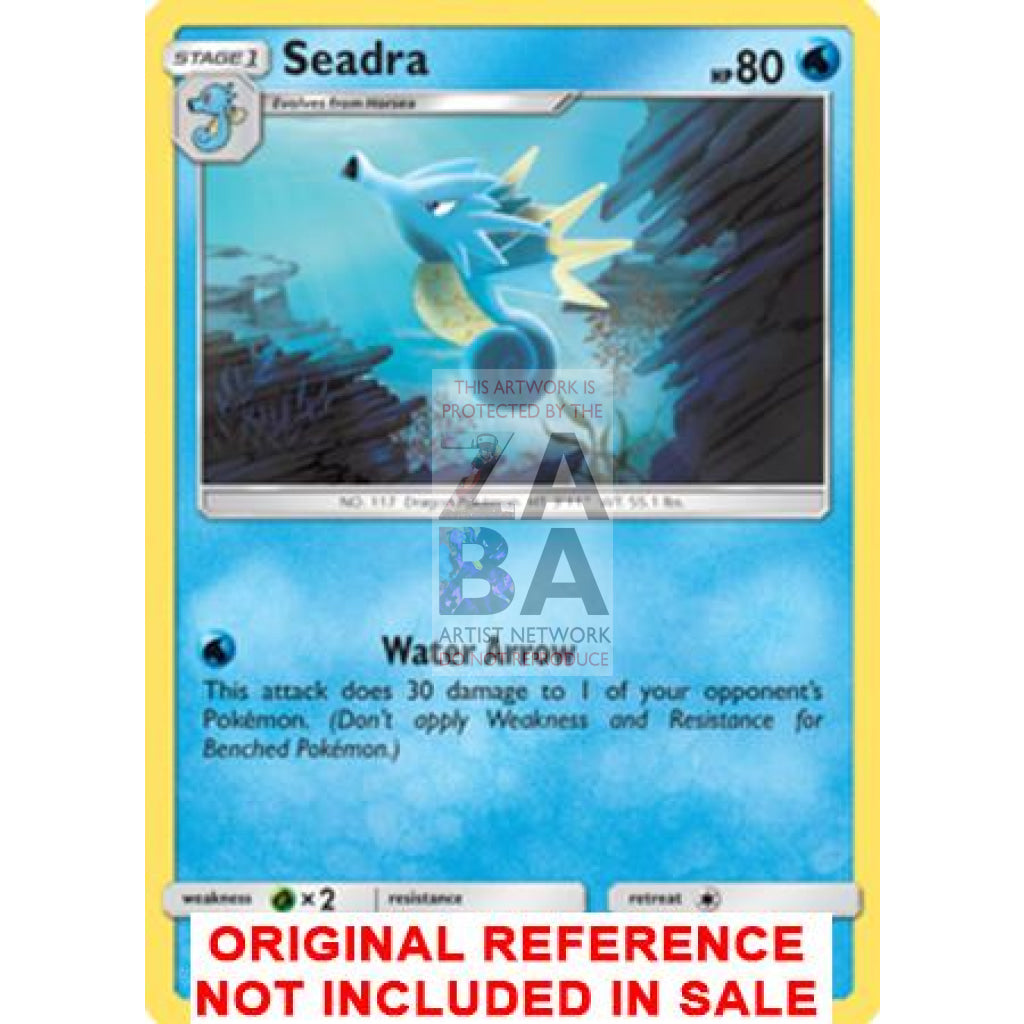 Seadra 30/147 Burning Shadows Extended Art Custom Pokemon Card