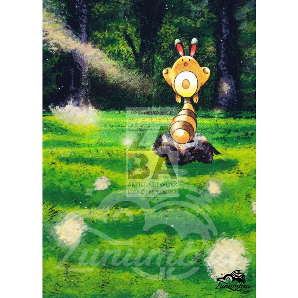 Sentret 71/111 Neo Genesis Extended Art Custom Pokemon Card Textless Silver Holographic