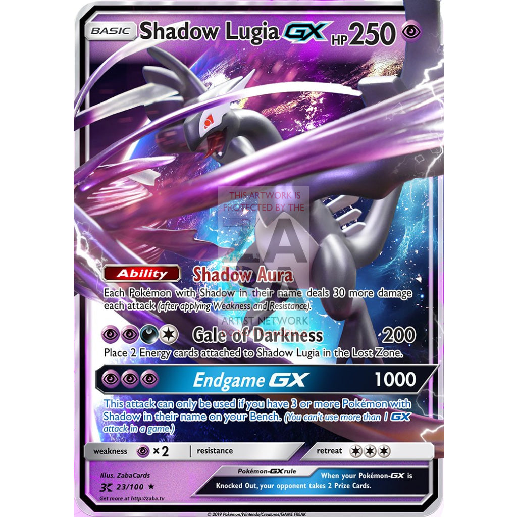 Shadow Lugia GX (2019 King Figure Studios Edition) Custom Pokemon Card - ZabaTV