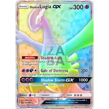 Shadow Lugia Gx Custom Pokemon Card Rainbow Rare