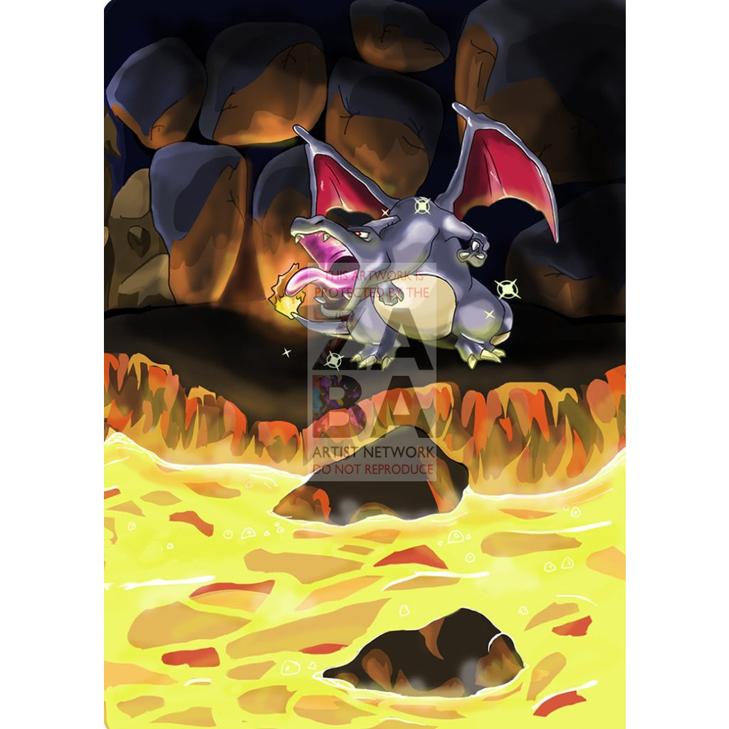 Shining Charizard 4/102 Base Set Extended Art - Custom Pokemon Card - ZabaTV