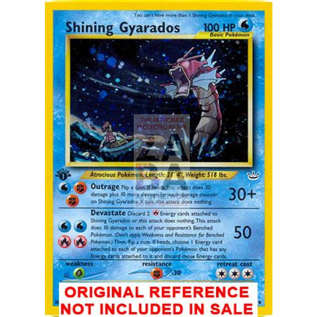 Shining Gyarados 65/64 Neo Revelations Extended Art Custom Pokemon Card