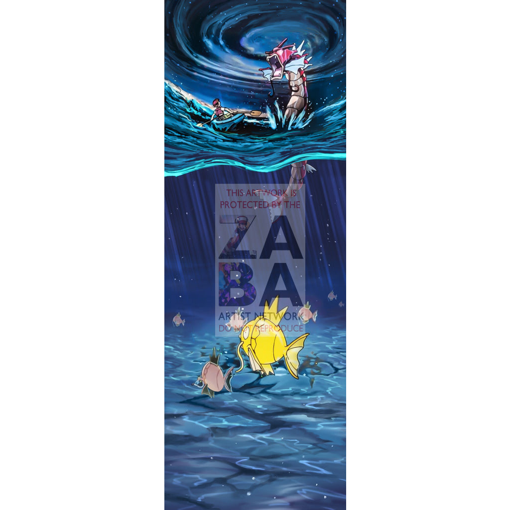 Shining Gyarados 65/64 Neo Revelations Extended Art Custom Pokemon Card With Magikarp Dual Pack
