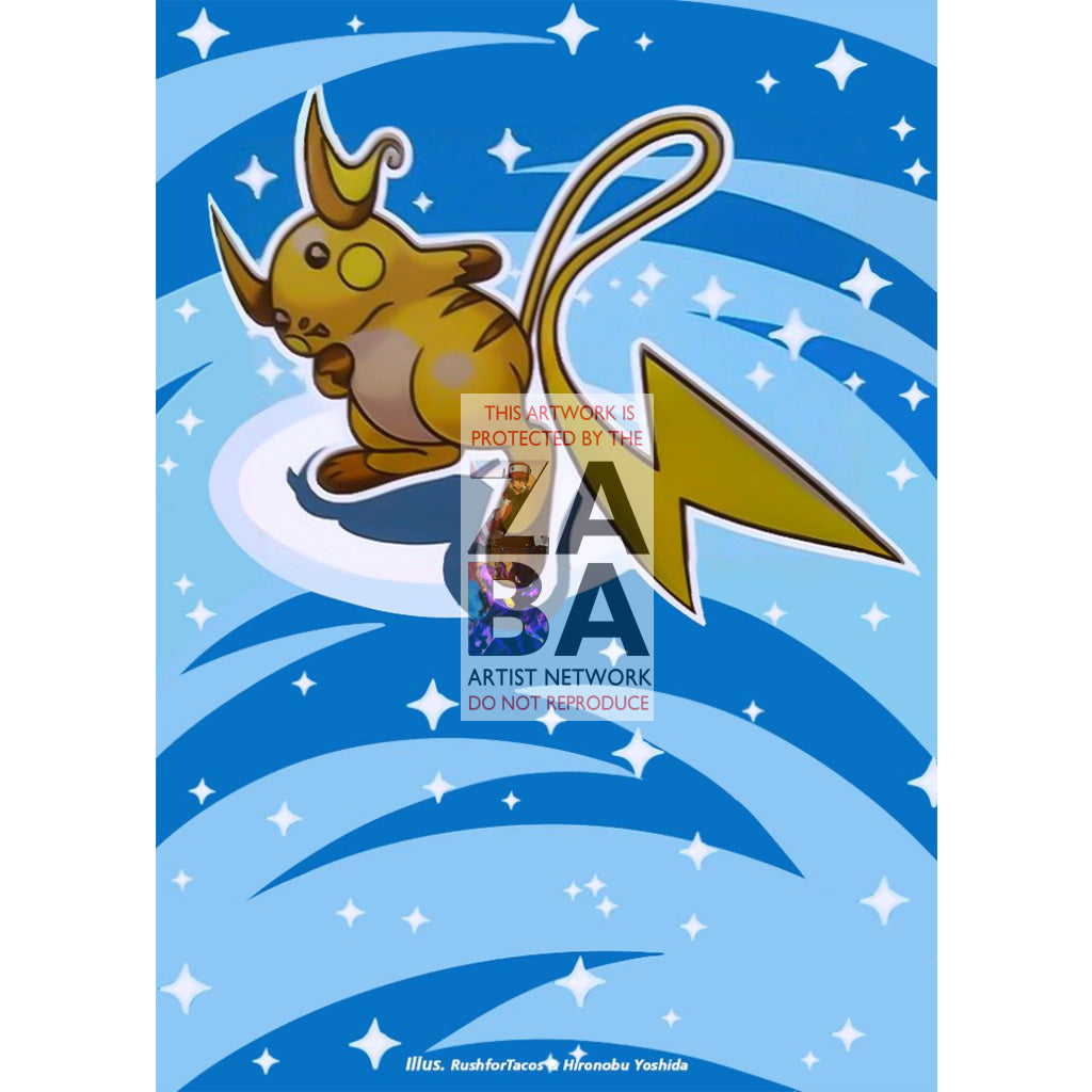 Shining Raichu 111/105 Neo Destiny Extended Art Custom Pokemon Card - ZabaTV