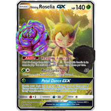 Shining Roselia Gx Custom Pokemon Card Thick Flower