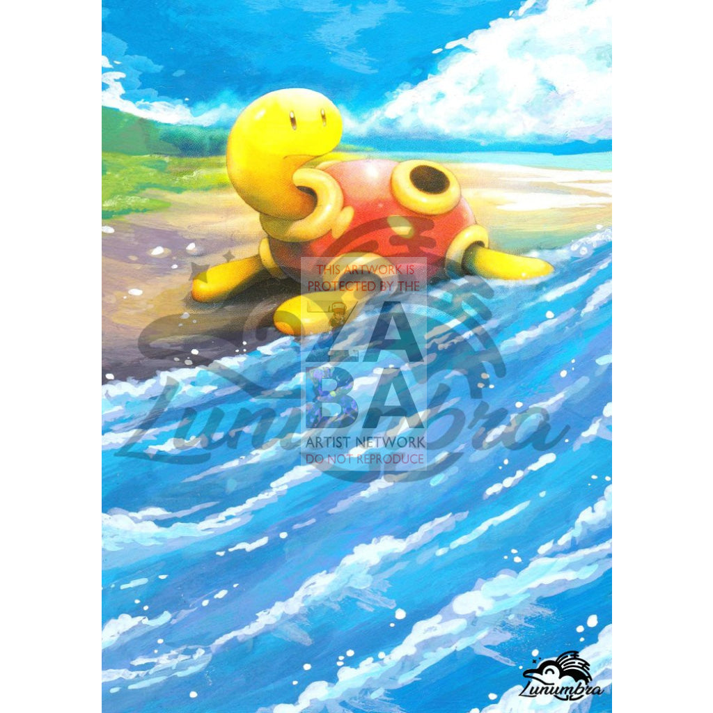 Shuckle 1/124 Xy Fates Collide Extended Art Custom Pokemon Card Textless Silver Holographic
